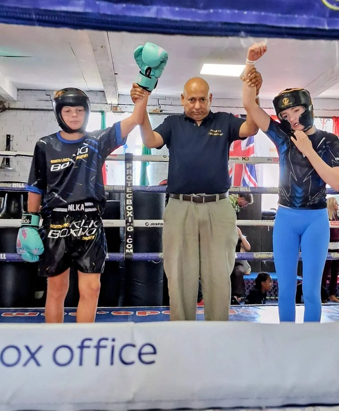 A competitor at the Leeds Martial Arts interclub